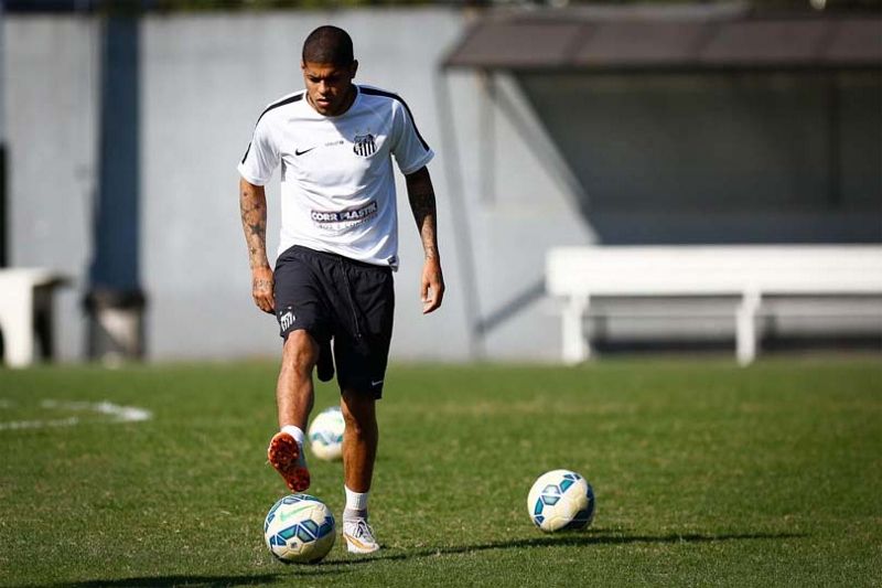 Leandro ficará no Santos até o fim do ano (Foto: Ricardo Saibun/Santos FC)