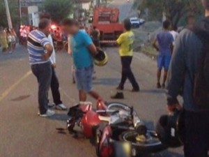 Vítima teria perdido o controle da motocicleta