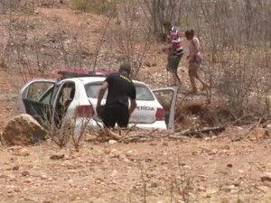 Criança foi encontrada morta em matagal com o corpo mutilado (Foto: Reprodução/TV Paraíba)