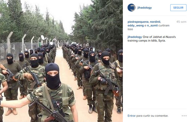 Foto publicada no Instagram pelo perfil Jihadology, associado ao Estado Islamico (Foto: Reprodução/Instagram/Jihadology)