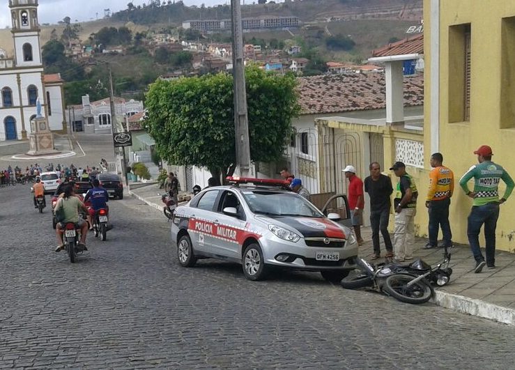 Dupla foi perseguida após assalto a agência lotérica em Bananeiras Foto: Reprodução/Facebook)