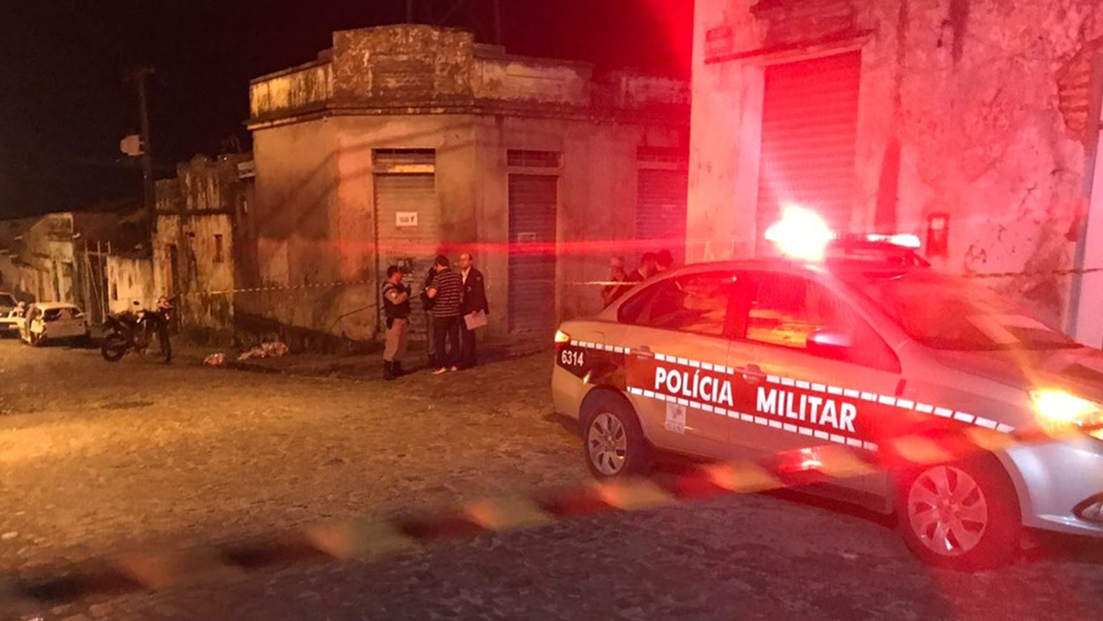 Idoso foi esfaqueado na Cracolândia, em João Pessoa (Foto: Walter Paparazzo)