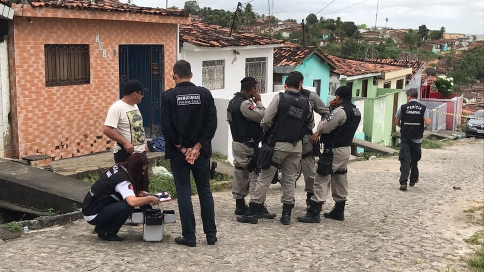 Crime aconteceu no bairro Alto das Populares, em Santa Rita (Foto: Walter Paparazzo)