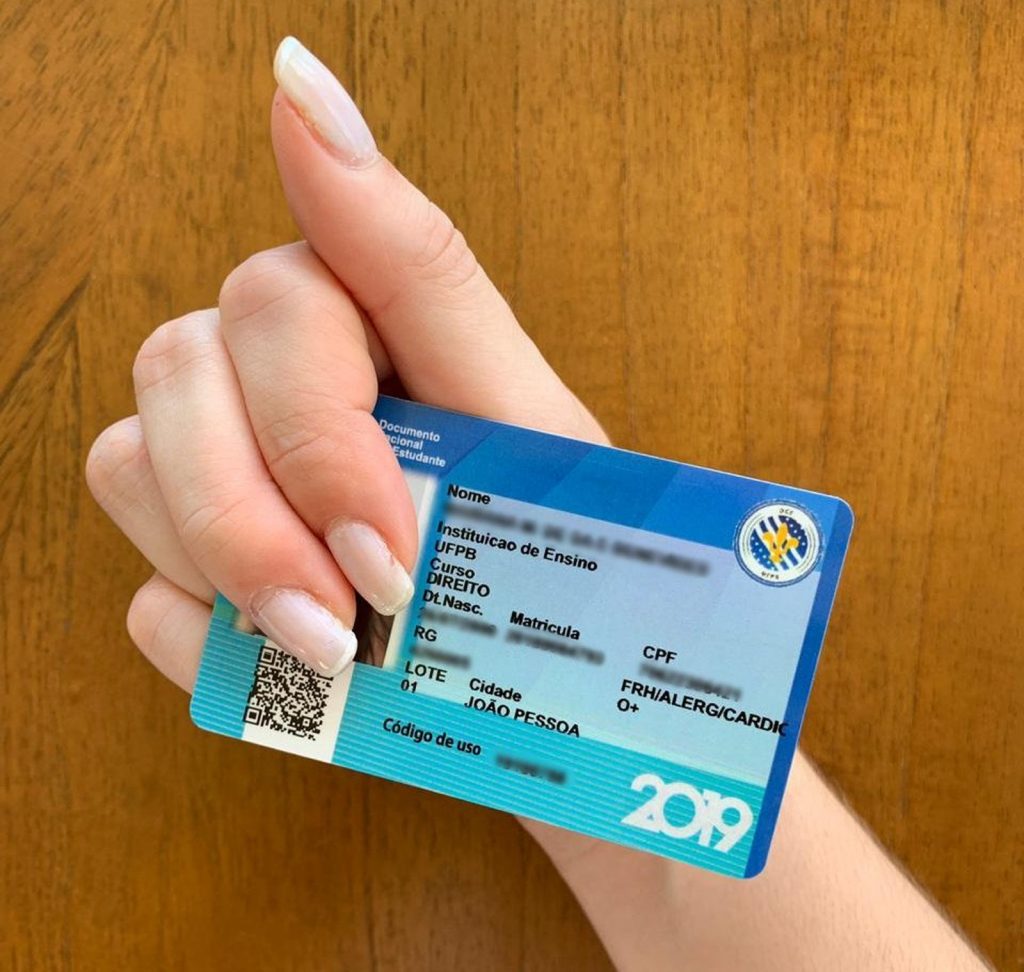 Dez entidades são credenciadas para emitir carteira de estudante 2019, na Paraíba — Foto: Mariana Benevides/Arquivo Pessoal