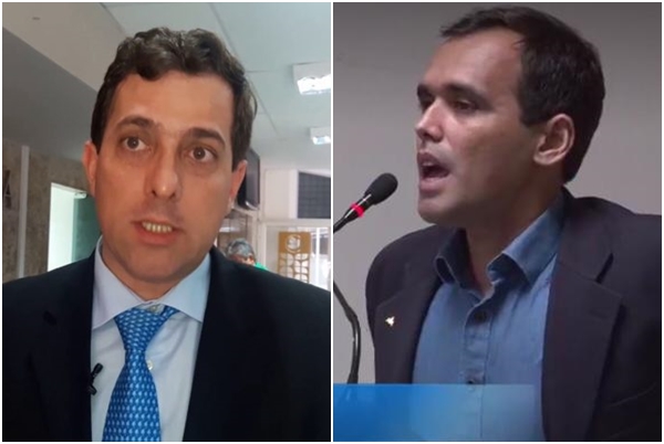 Deputado Federal Gervásio Maia e o Vereador Leonardo Macena.