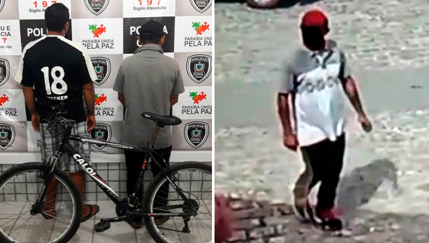 Polícia prendeu suspeito de furto e homem que comprou a bicicleta (Foto: Assessoria 4º BPM)
