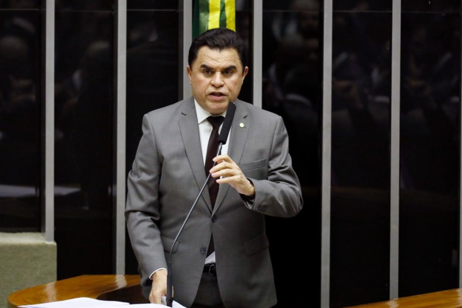O deputado Wilson Santiago durante pronunciamento no plenário da Câmara em setembro do ano passado — Foto: Luis Macedo / Câmara dos Deputados
