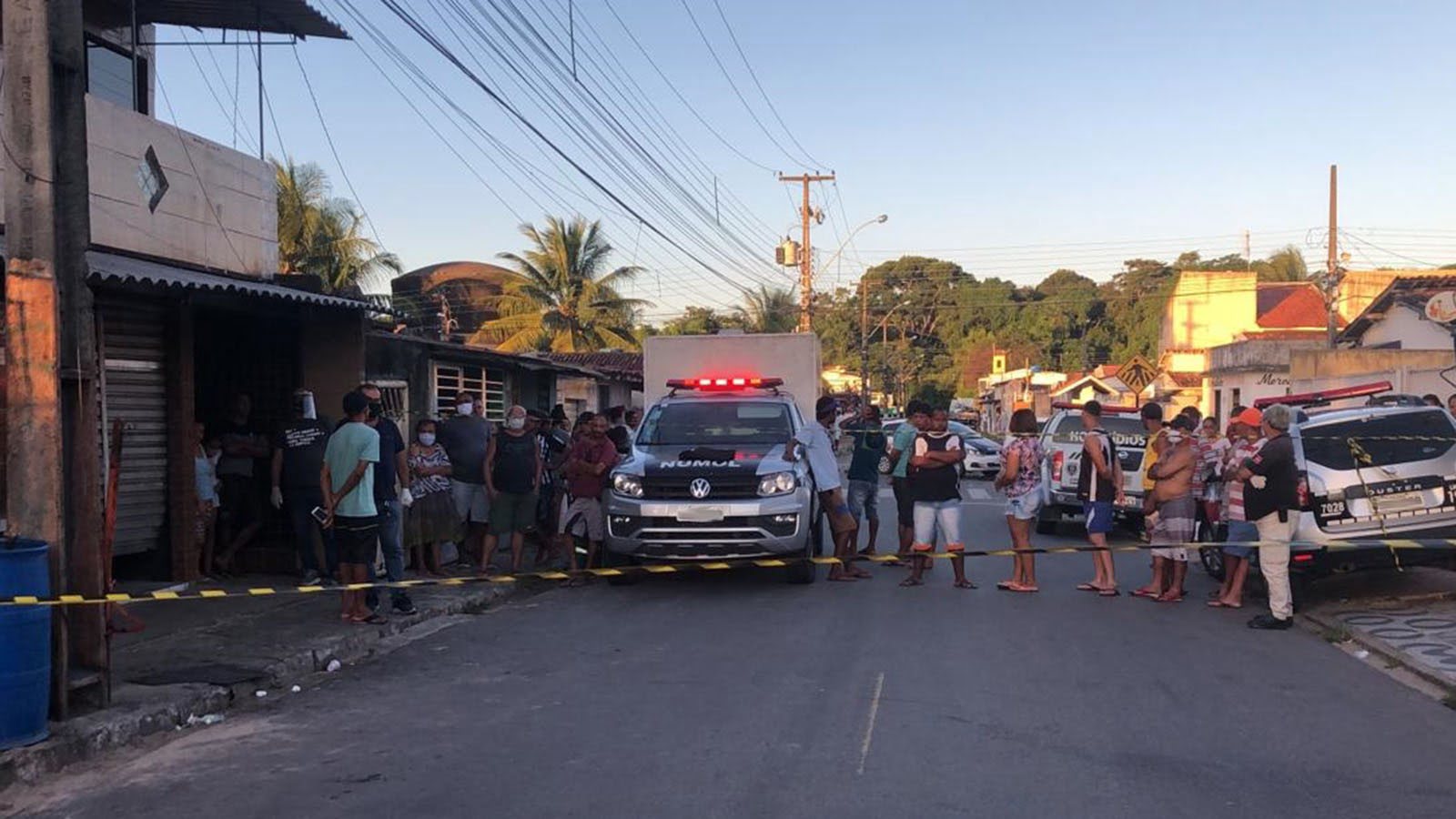 Crime aconteceu na Rua Bom Jesus, no bairro do Rangel, em João Pessoa — Foto: Felícia Arbex/TV Cabo Branco