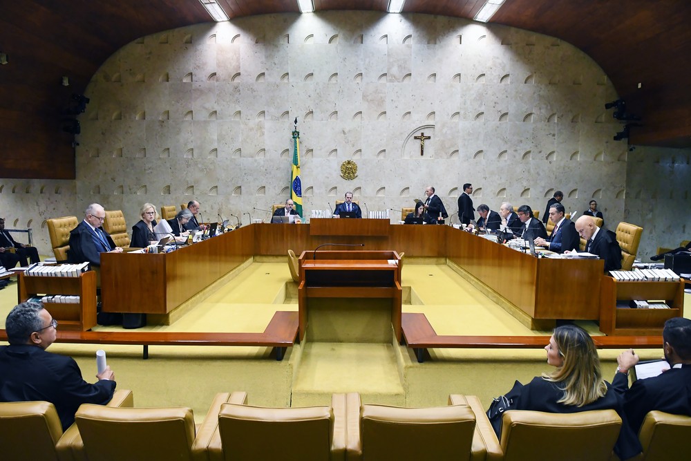 Plenário do Supremo Tribunal Federal em sessão — Foto: Carlos Moura/SCO/STF